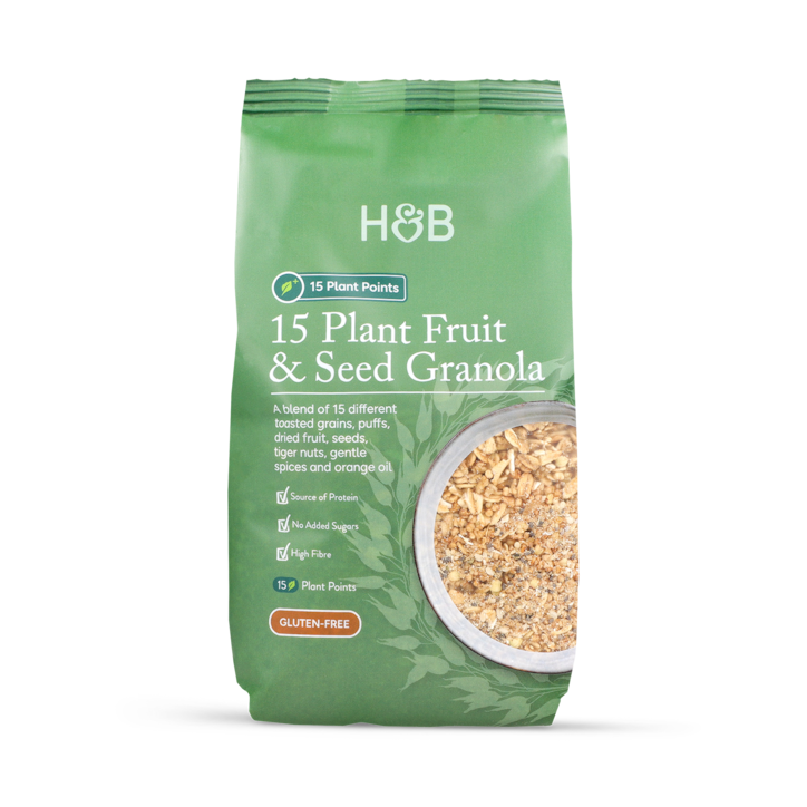 Holland & Barrett 15 Plant Fruit & Seed Granola 500g image 1