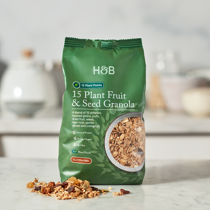 Holland & Barrett 15 Plant Fruit & Seed Granola 500g image 6