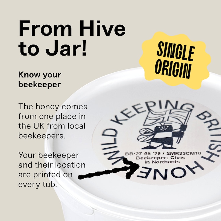 Black Bee British Summer Honey 1kg image 5