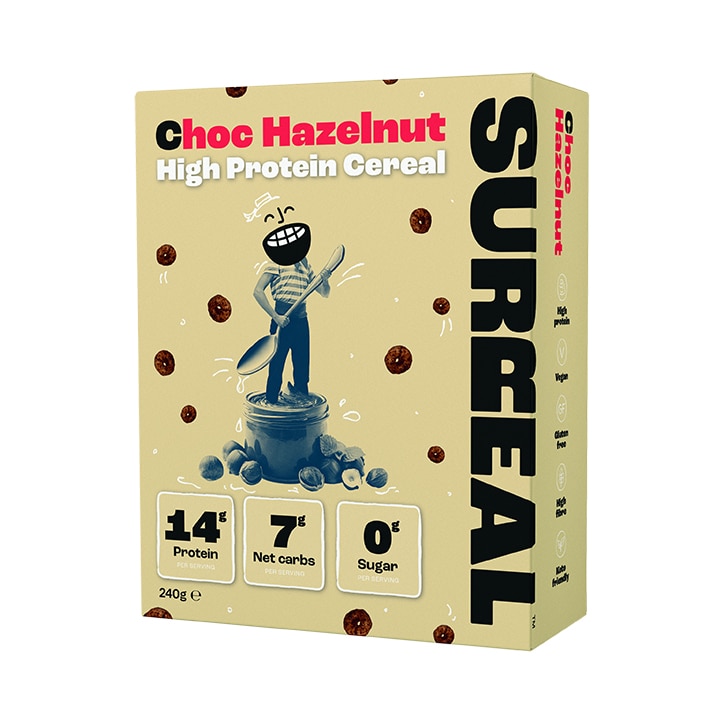 Surreal High Protein Cereal Choc Hazelnut 240g image 1