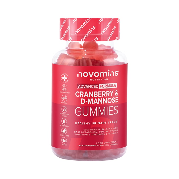 Novomins Cranberry & D-Mannose 60 Gummies image 1