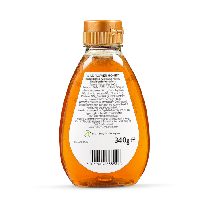 Holland & Barrett Wildflower Honey 340g image 2