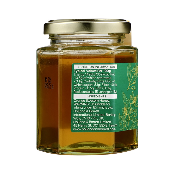 Holland & Barrett Regional Honey Mexican Orange Blossom Honey 225g image 2