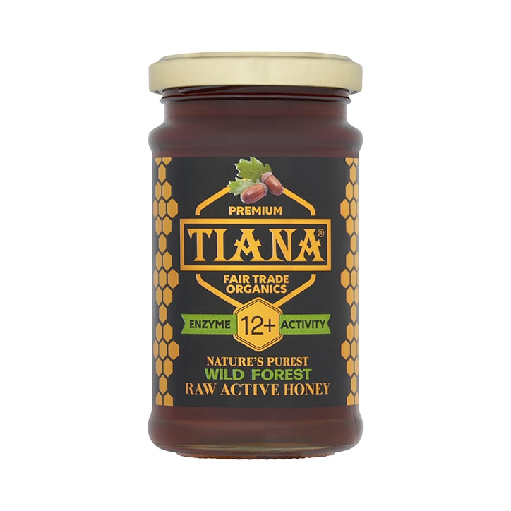 Tiana Raw Active Wild Forest Honey 250g image 1