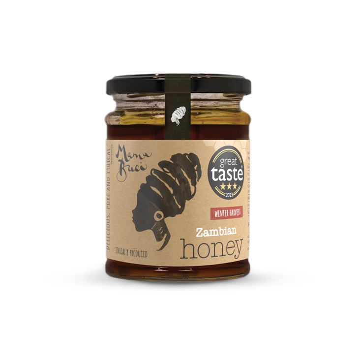 Mama Buci Winter Harvest Zambian Honey 340g image 1