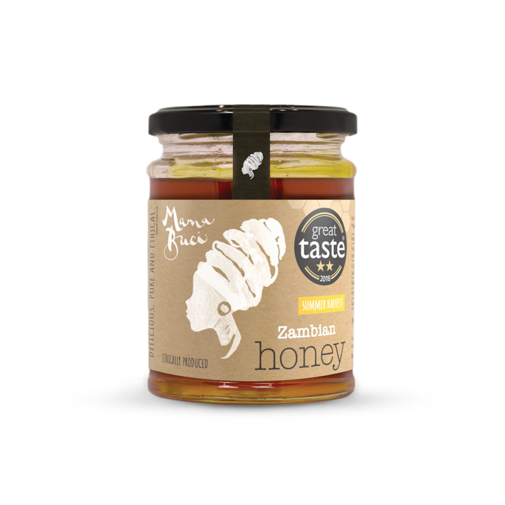 Mama Buci Summer Harvest Zambian Honey 340g image 1