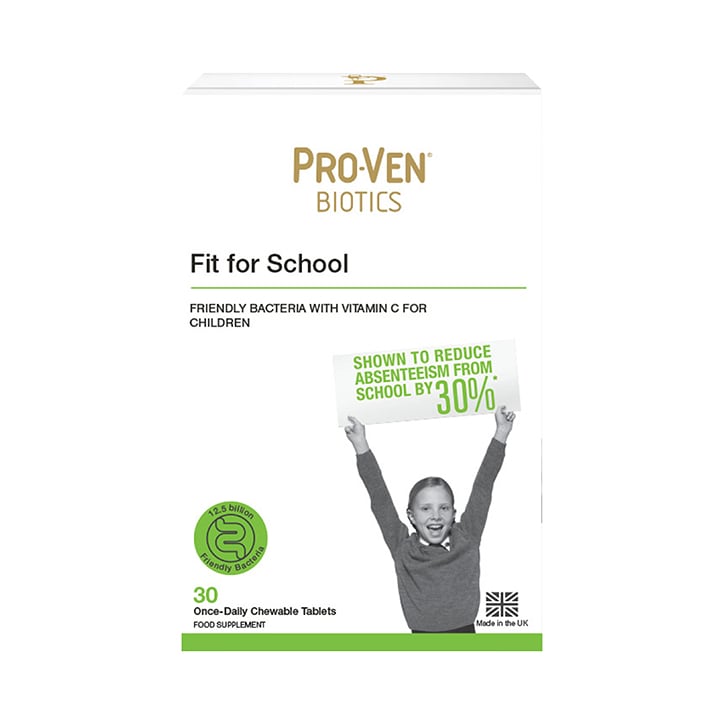 Pro-Ven Biotics Fit For School 30 Chewable Tablets image 1