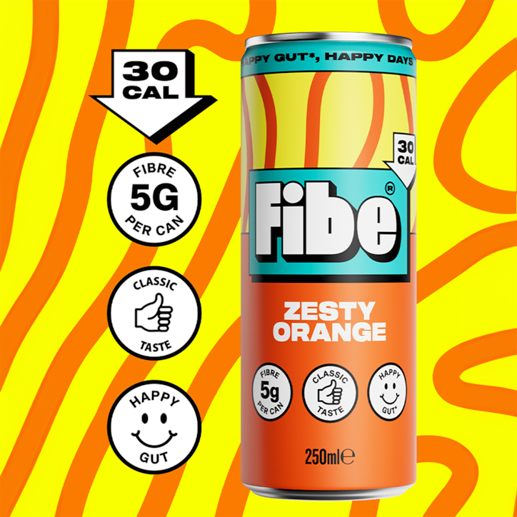 Fibe Soda Zesty Orange Drink 250ml image 2