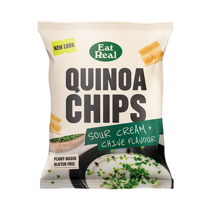 Eat Real Quinoa Chips Sour Cream & Chive 40g image 1