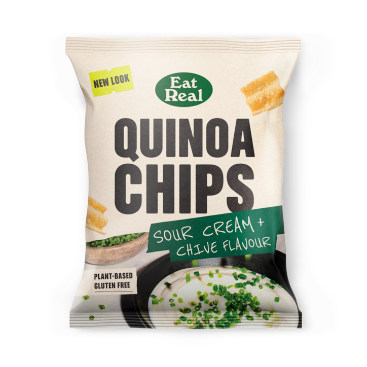 Eat Real Quinoa Chips Sour Cream & Chive 40g image 1