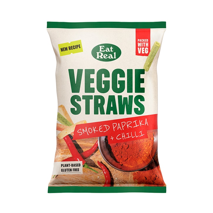 Eat Real Veggie Straws Paprika 110g image 1