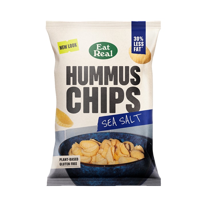 Eat Real Hummus Chips Sea Salt 110g image 1