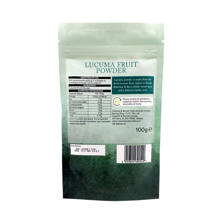 Holland & Barrett Lucuma Powder 100g image 2