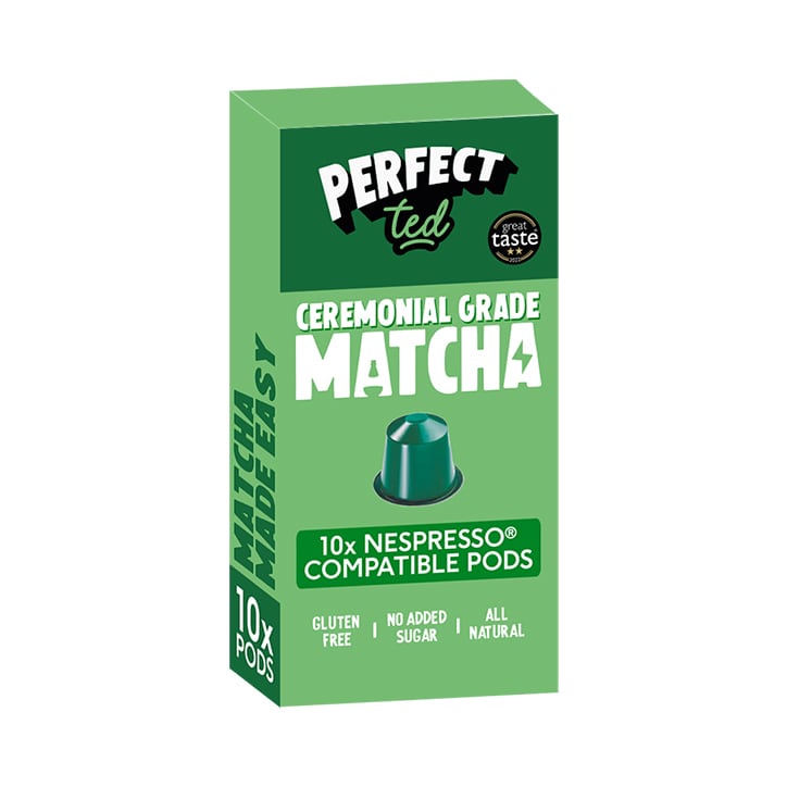 Perfect Ted Matcha Green Tea Powder Pods x10 image 1