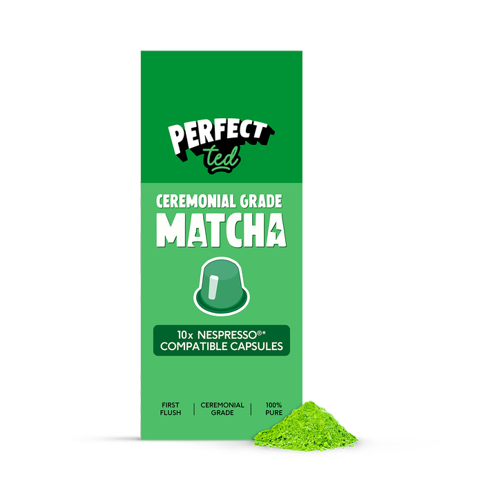 Perfect Ted Matcha Green Tea Powder Pods x10 image 1