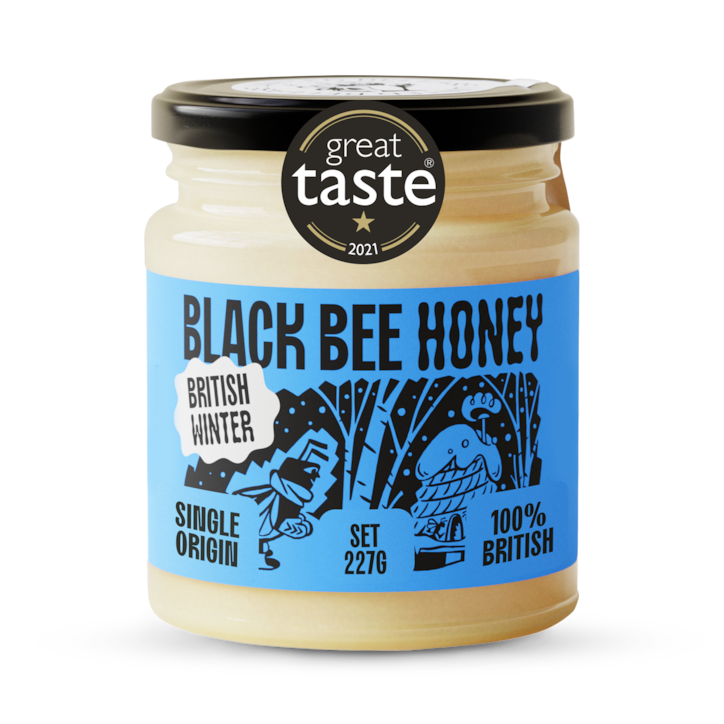 Black Bee British Winter Honey 227g image 1