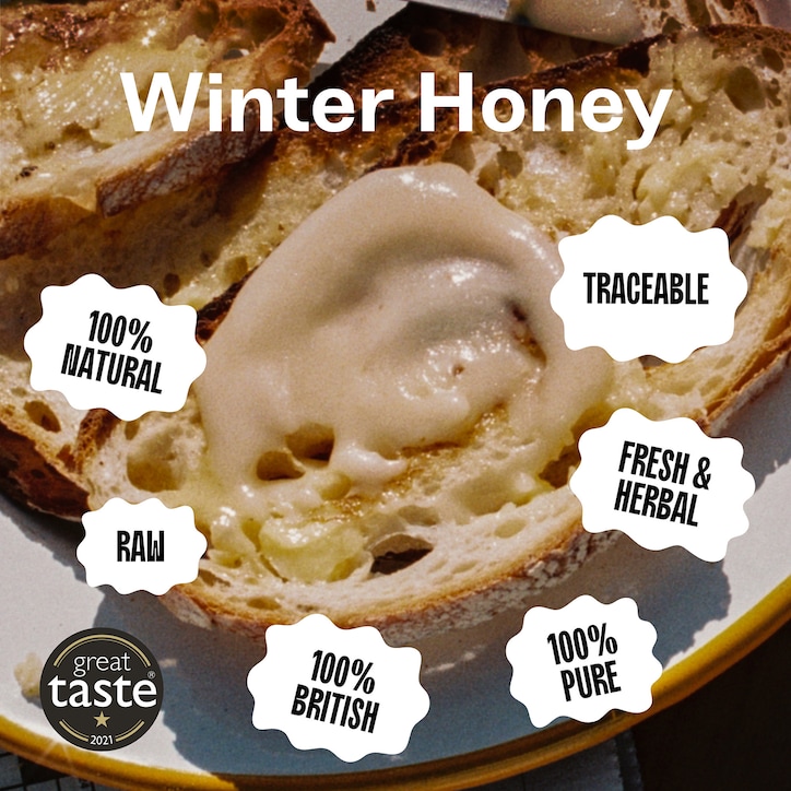 Black Bee British Winter Honey 227g image 2