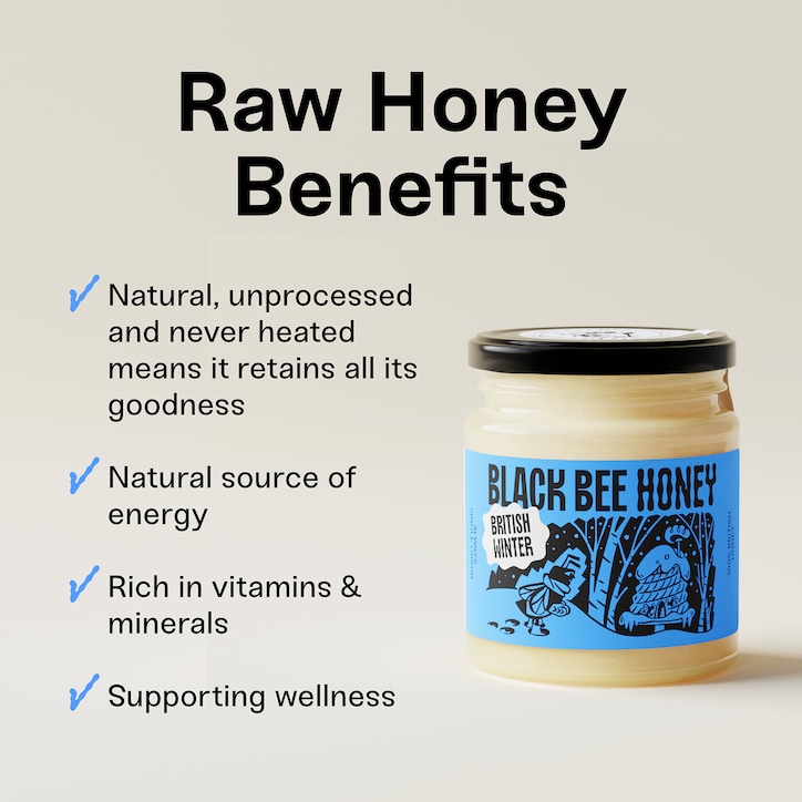 Black Bee British Winter Honey 227g image 3