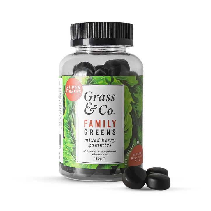 Grass & Co. FAMILY Super Greens Gummies 60 Vegan Gummies - 60 Chewables