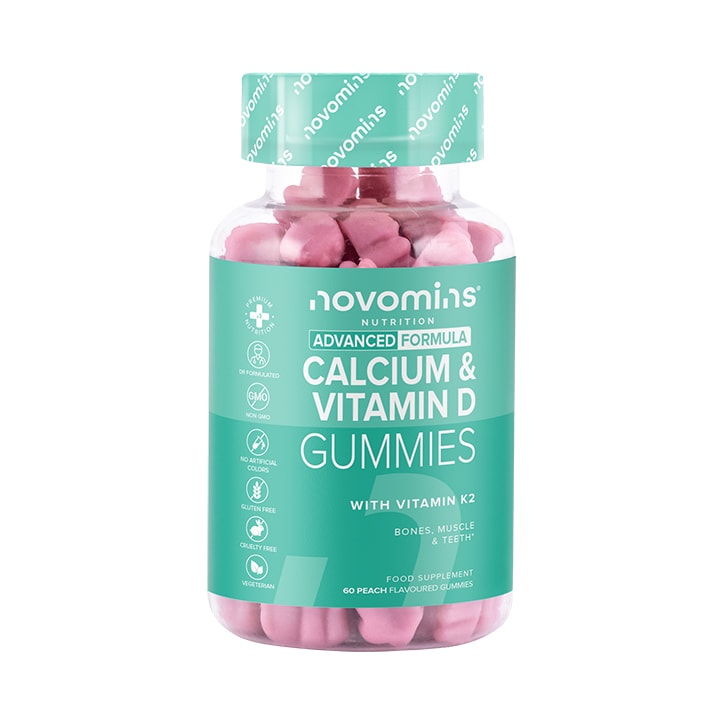 Novomins Calcium & Vitamin D 60 Gummies image 1