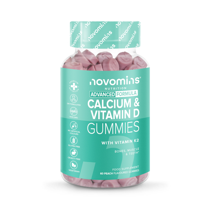 Novomins Calcium & Vitamin D 60 Gummies image 1