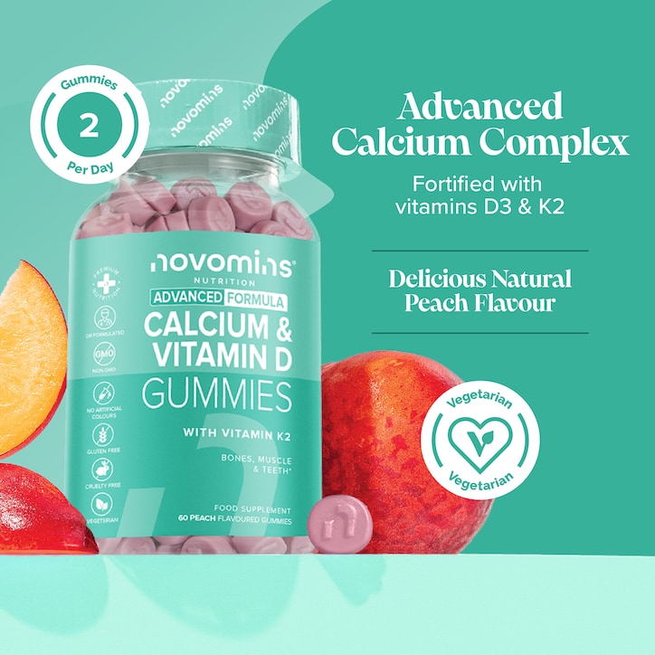 Novomins Calcium & Vitamin D 60 Gummies image 4