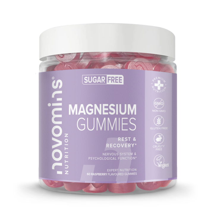 Novomins Magnesium SF Raspberry Flavoured 60 Gummies image 1