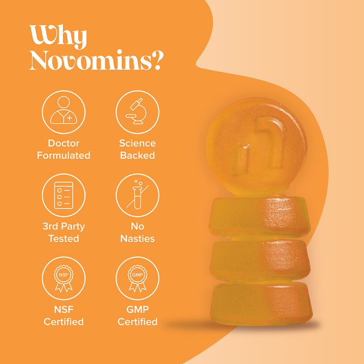 Novomins Vitamin D3 4000IU Mango Flavoured 60 Gummies image 9