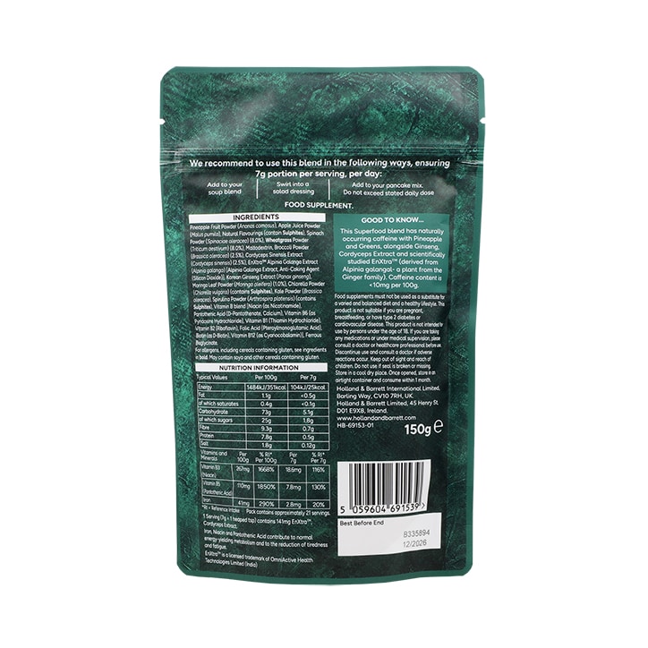 Holland & Barrett Energy Superfood Blend 150g image 2