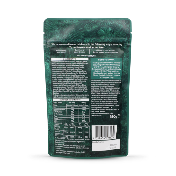 Holland & Barrett Energy Superfood Blend 150g image 2