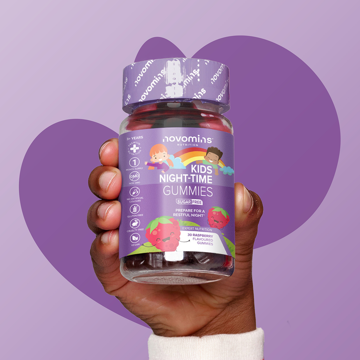 Novomins Kids Night-Time Raspberry Flavoured 30 Gummies image 7