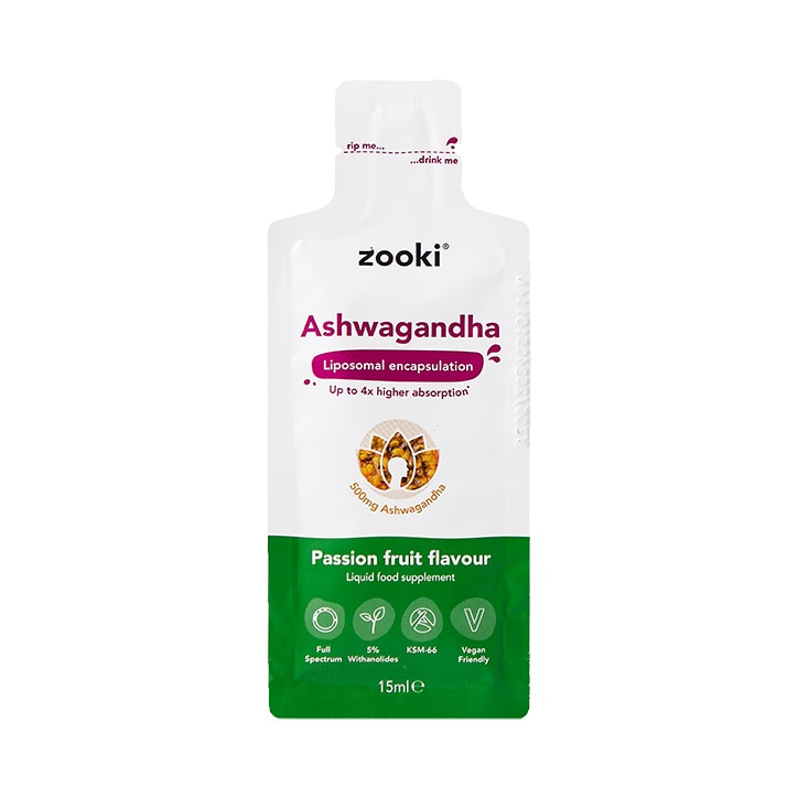 Zooki Liposomal Ashwagandha 15ml Sachet image 1