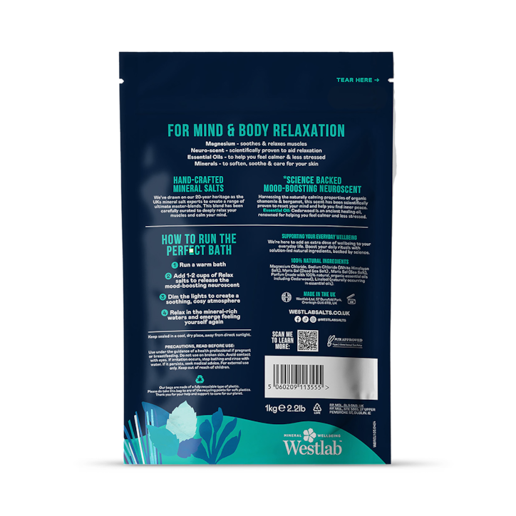 Westlab Relax Bath Salts 1kg image 2