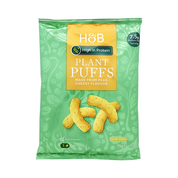 Holland & Barrett High Protein Cheesy Plant Puff Crisps 75g image 1