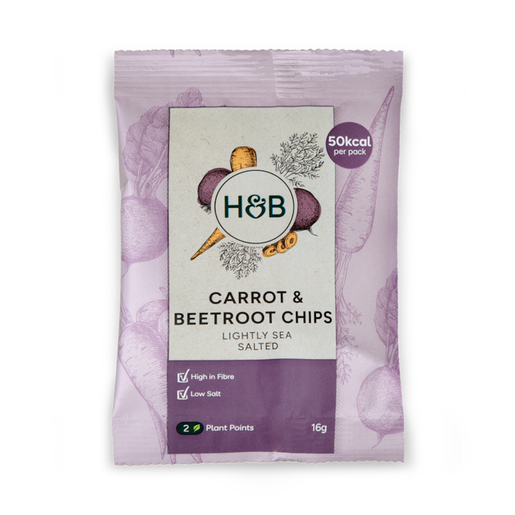 Holland & Barrett Carrot & Beetroot Chips 16g image 1