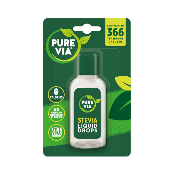 Pure Via Stevia Sweetener Drops 55ml image 1