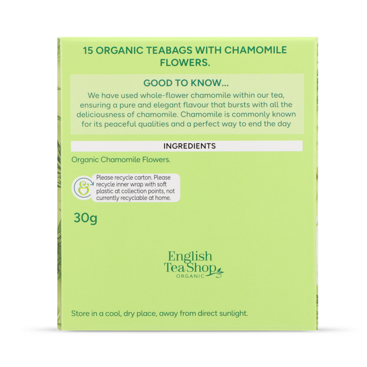 Holland & Barrett Whole Flower Chamomile Tea 15 Tea Bags image 2