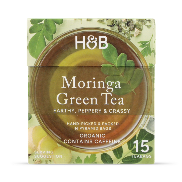 Holland & Barrett Moringa Green Tea 15 Tea Bags image 1