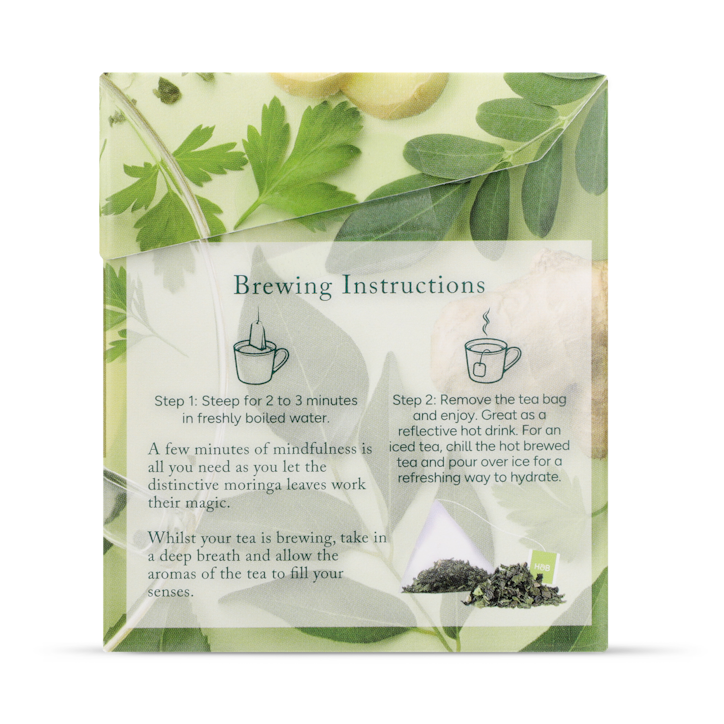 Holland & Barrett Moringa Green Tea 15 Tea Bags image 4