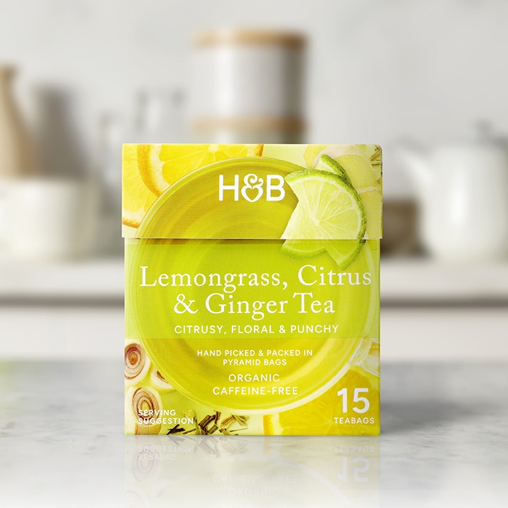 Holland & Barrett Lemongrass, Citrus & Ginger Tea 15 Tea Bags image 5