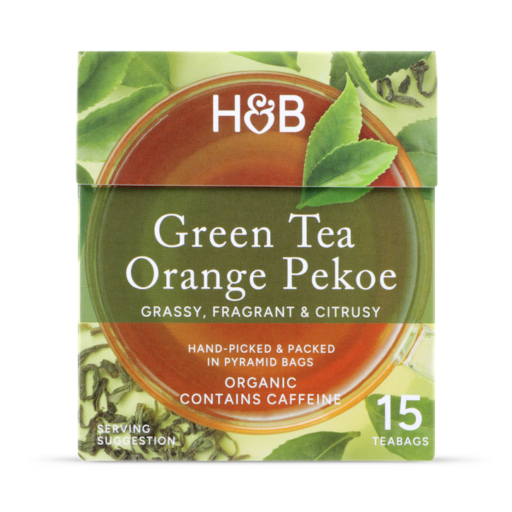 Holland & Barrett Orange Pekoe Green Tea 15 Tea Bags image 1