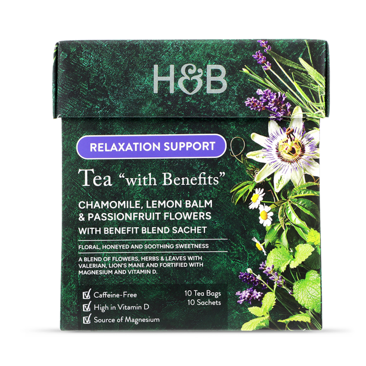 Holland & Barrett Relaxation Support Tea 10 Tea Bags image 1