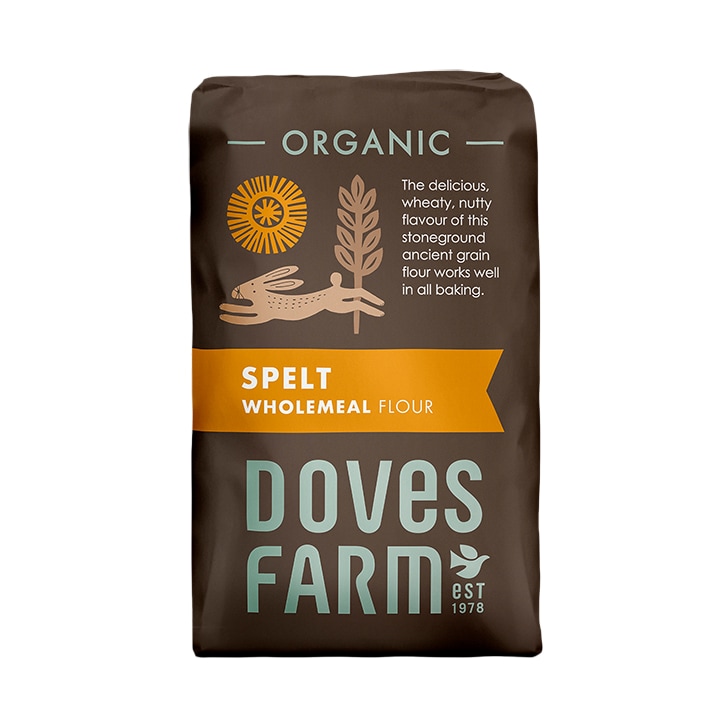 Doves Farm Organic Wholemeal Spelt Flour 1kg image 1