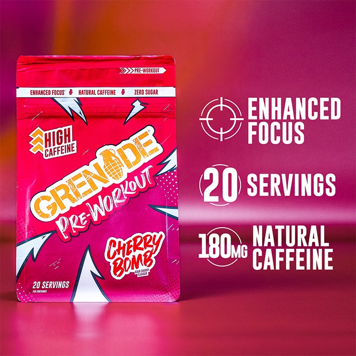 Grenade Pre-workout Berried Alive Sour Cherry 330g image 3