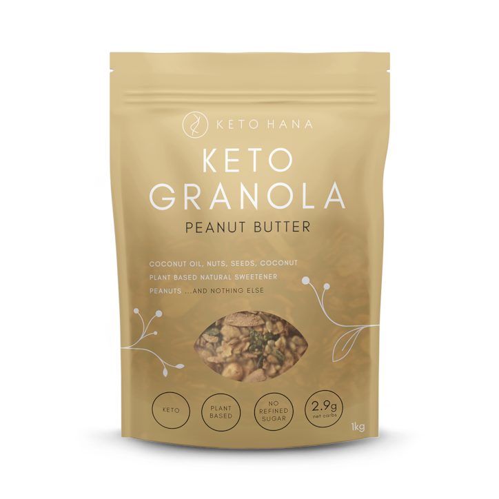 Keto Hana Peanut Keto Granola 1kg image 1