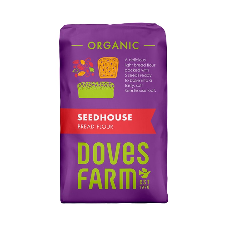 Doves Farm Organic Seedhouse Bread Flour 1kg image 1