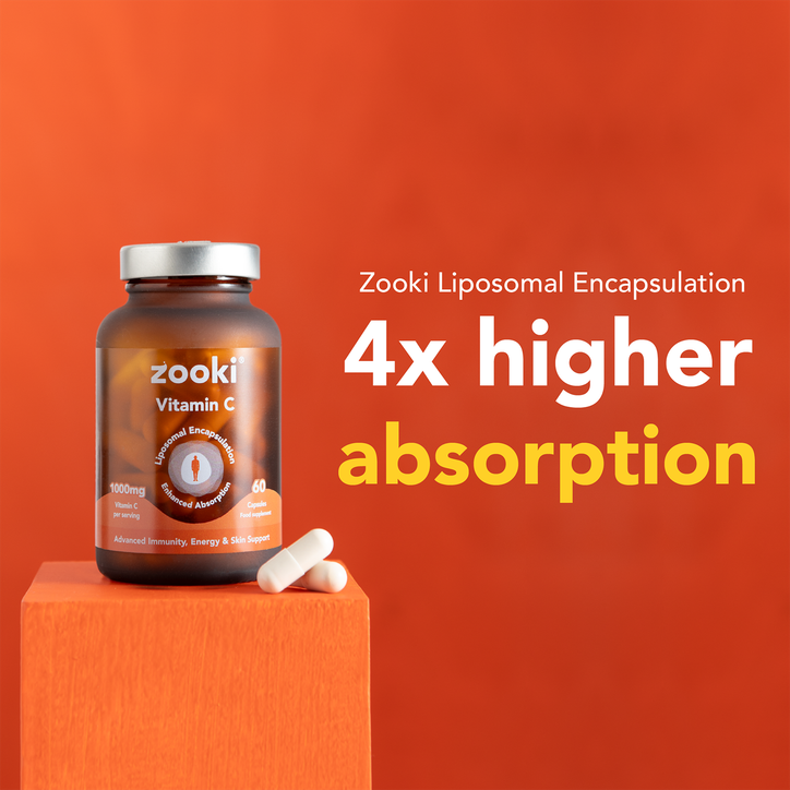 Zooki Liposomal Vitamin C 1000mg Capsules 60 Capsules image 3