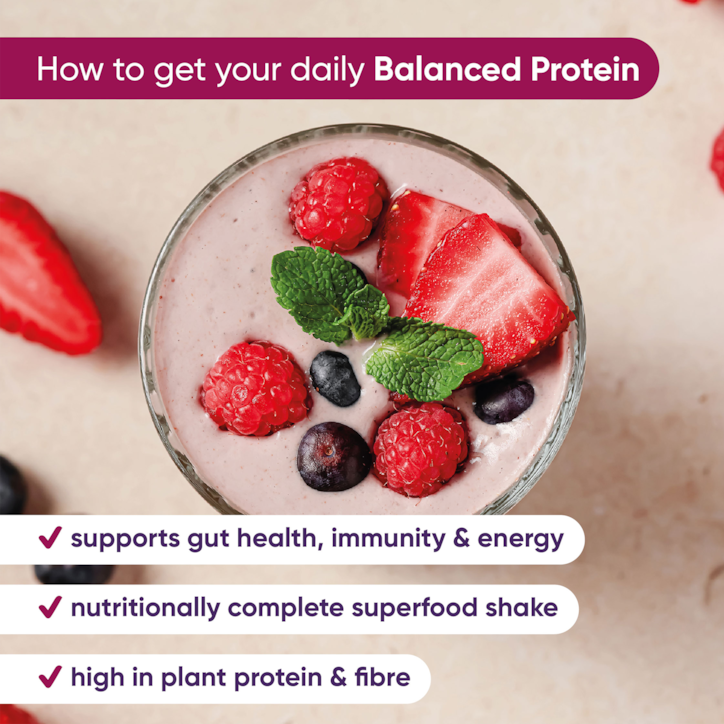 Naturya Balanced Protein Superfood Shake Mixed Berry 550g image 4