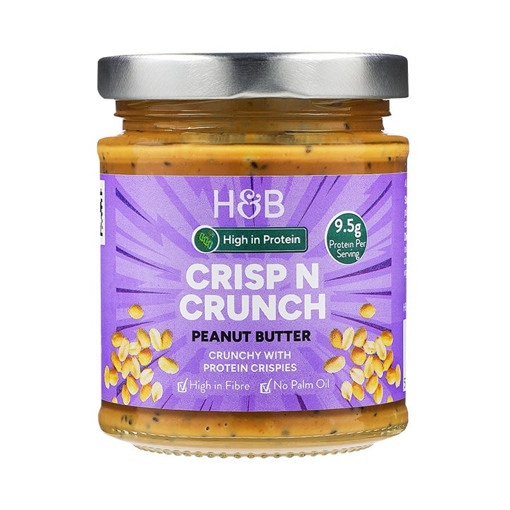 Holland & Barrett Crisp N Crunch Peanut Butter 170g image 1