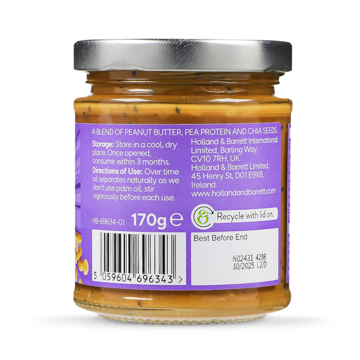 Holland & Barrett Crisp N Crunch Peanut Butter 170g image 3